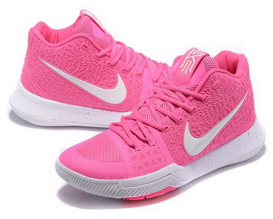Womens Nike Kyrie 3 Pink White Italy